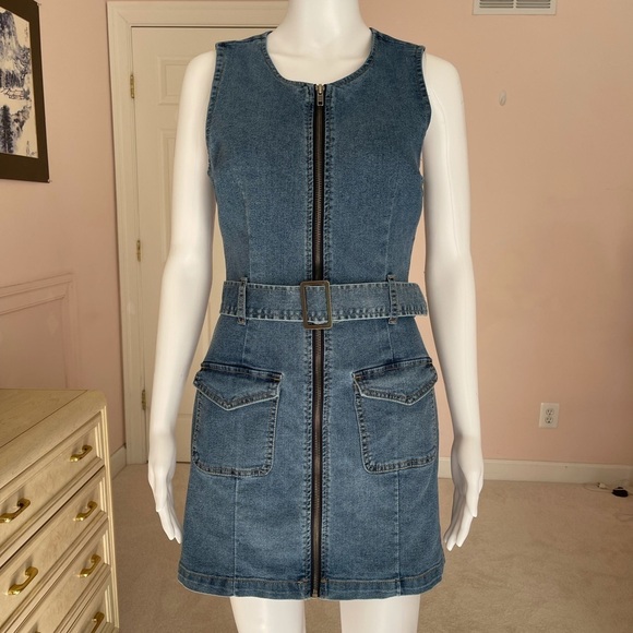 peace love eco by rewash denim dress Peace love eco by